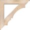 Ekena Millwork Balboa Traditional Smooth Bracket w/ Offset Brace, Douglas Fir, 7 1/2"W x 42"D x 42"H BKT0806X42X42BOA01SDF - alternate 4